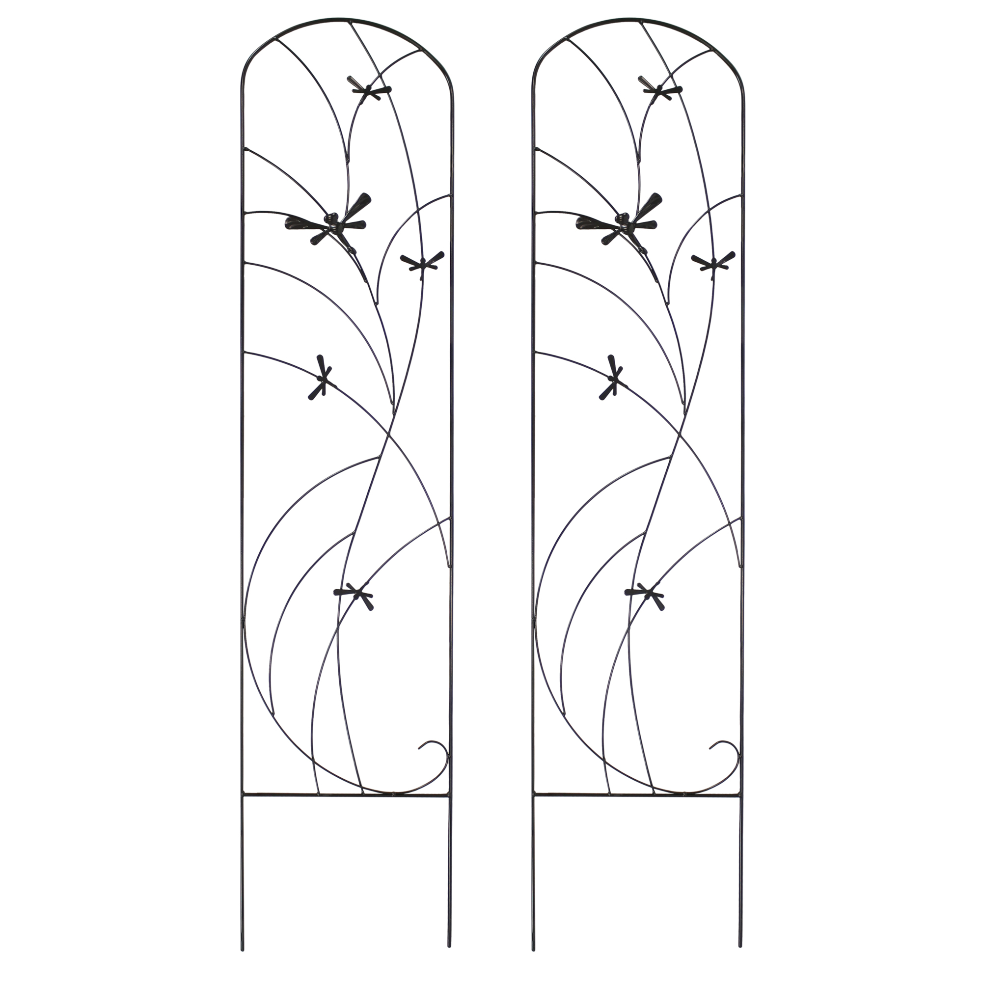 Sunnydaze Decor, Dragonfly Delight Trellis - 55in. - 2PK, Model# HBM-642